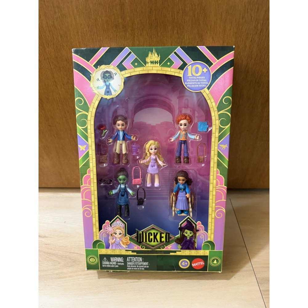 Disney Wicked 10pc Students Of Shiz Mini-Figure Set Mattel 2025 NIB